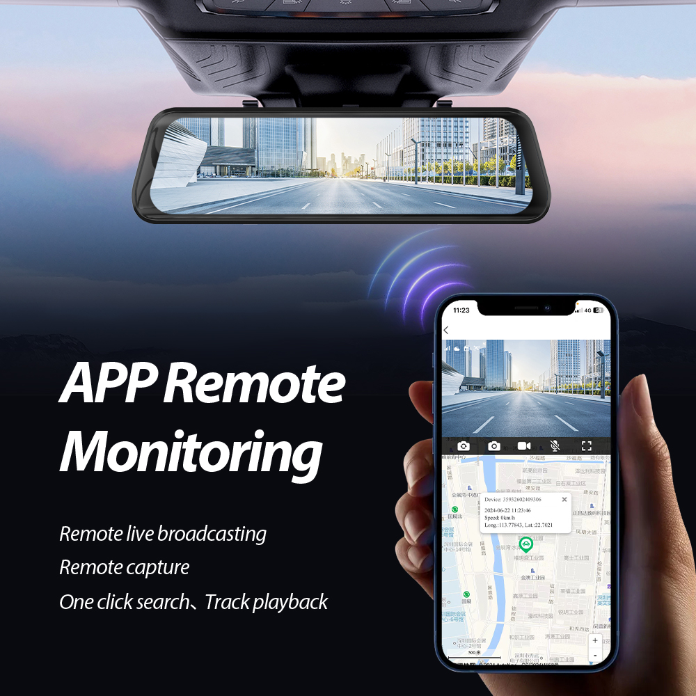 Rear View Mirror Backup Camera: All-Weather Parking Assistance