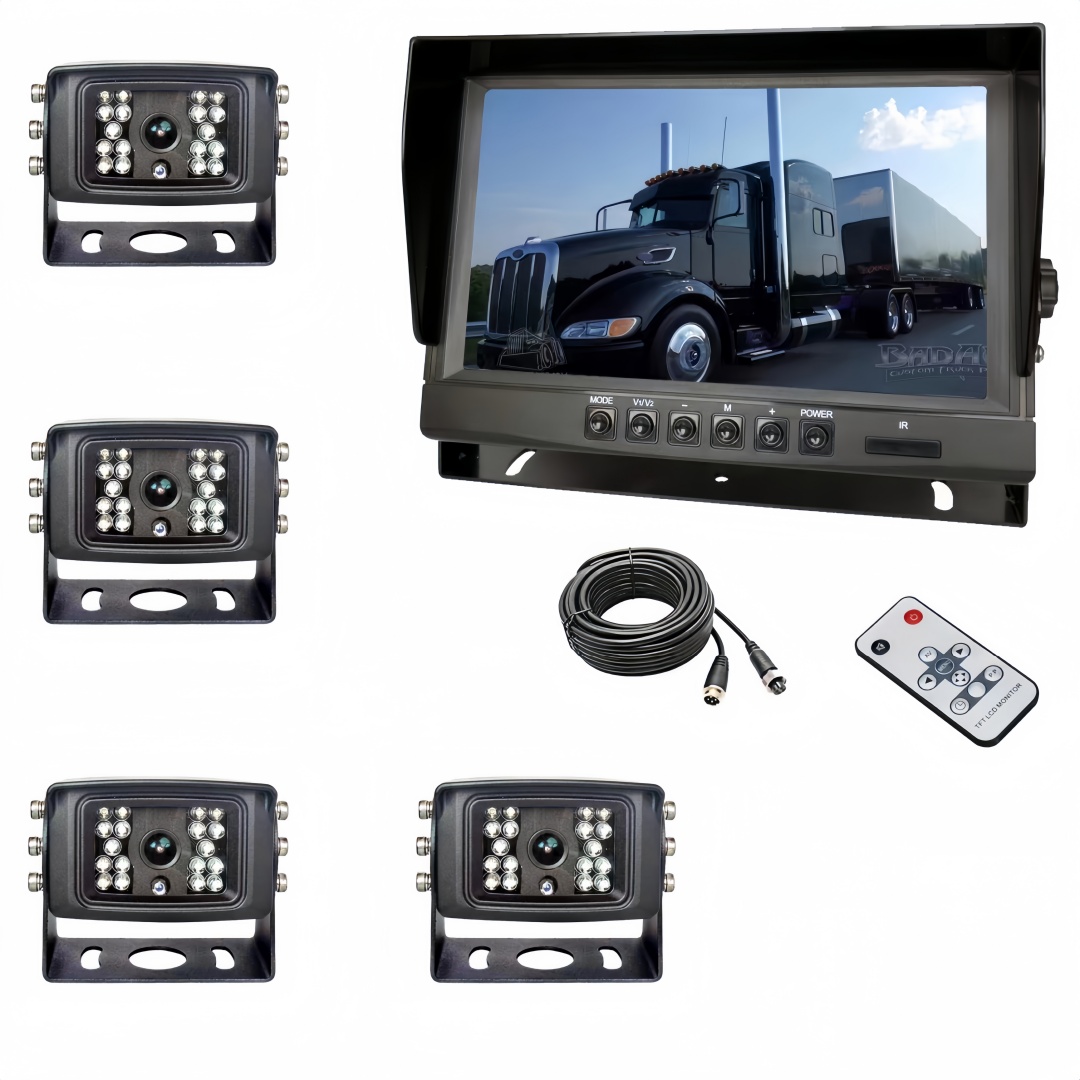 Wireless Car Backup Camera and Monitor Kit - 9" LCD Screen with Split View