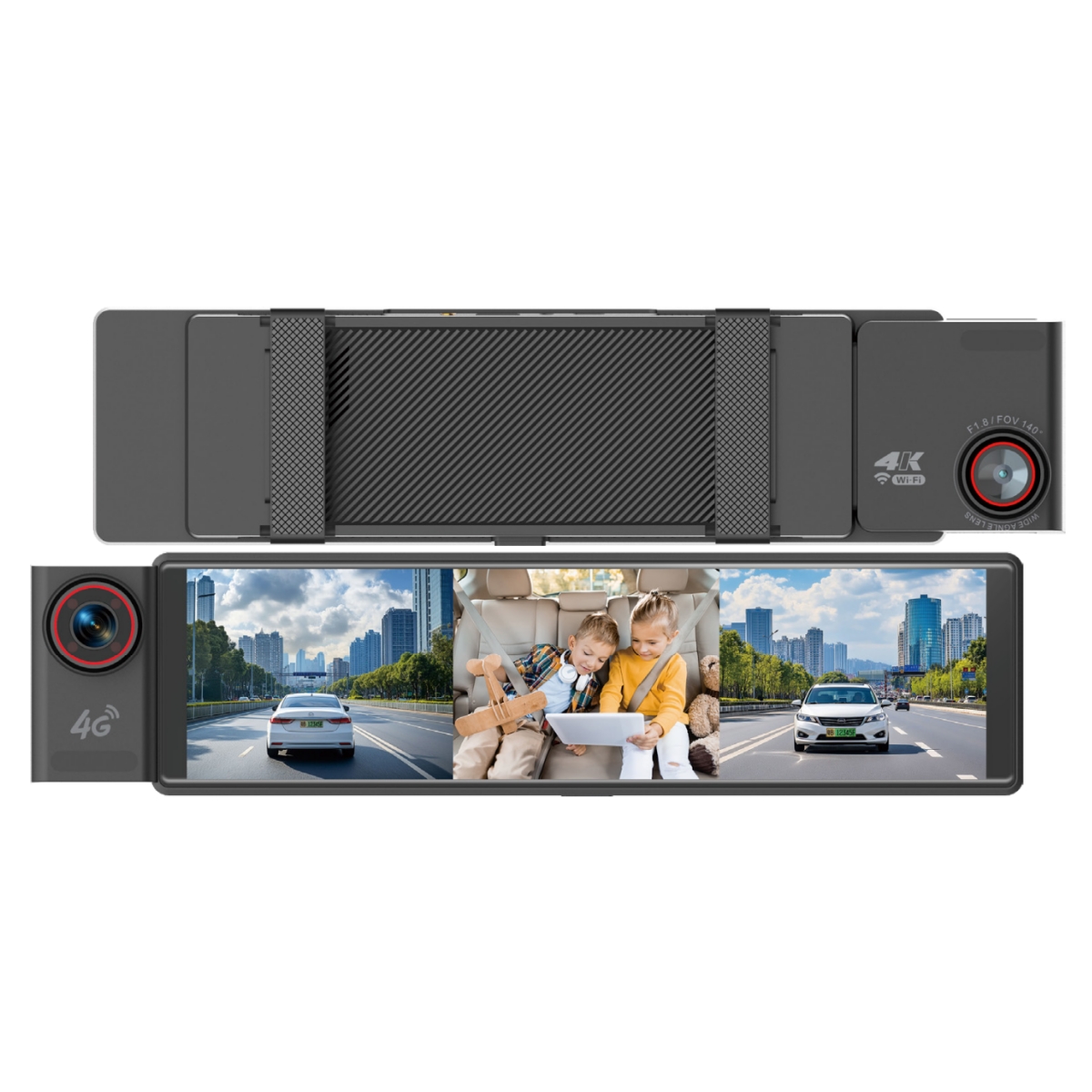 Smart Rear View Mirror Camera: Dynamic Parking Lines